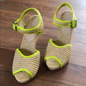 Loeffler Randall wedge sandals